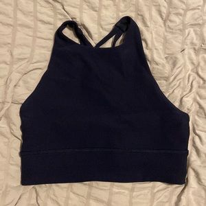High Neck Long Line Energy Bra